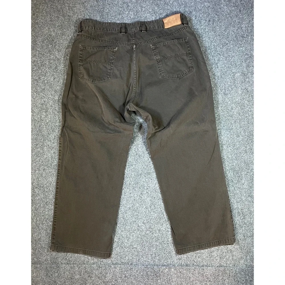 Ermenegildo Zegna Pants Mens 40 Brown Cotton Straight Leg Made in Italy